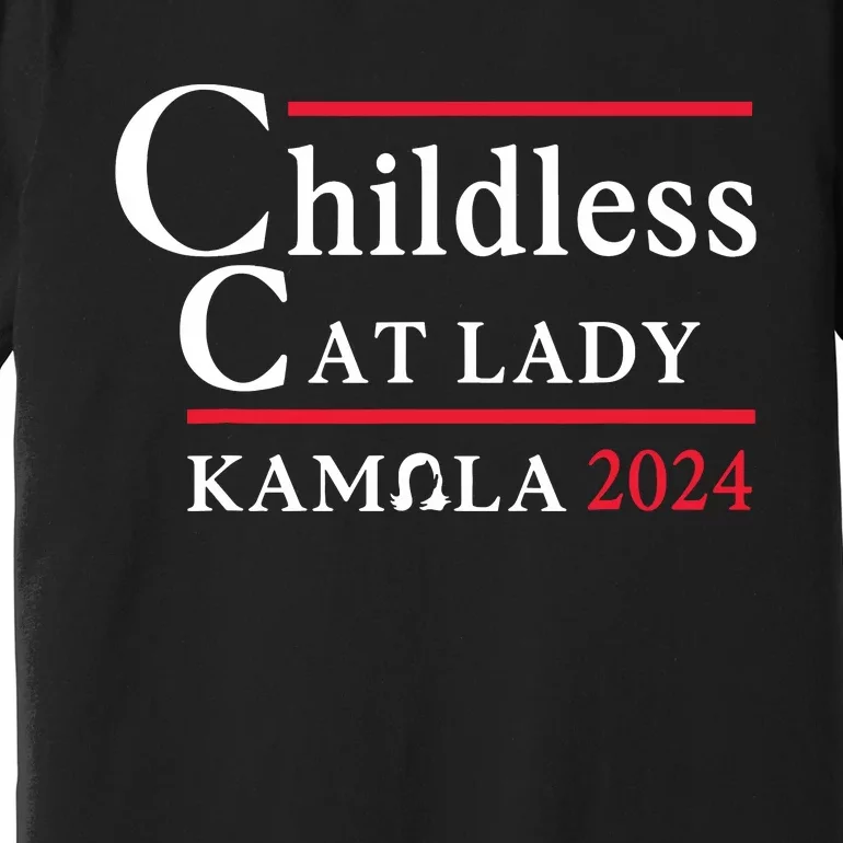 Childless Cat Lady Premium T-Shirt