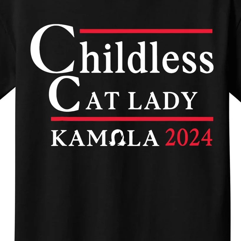 Childless Cat Lady Kids T-Shirt