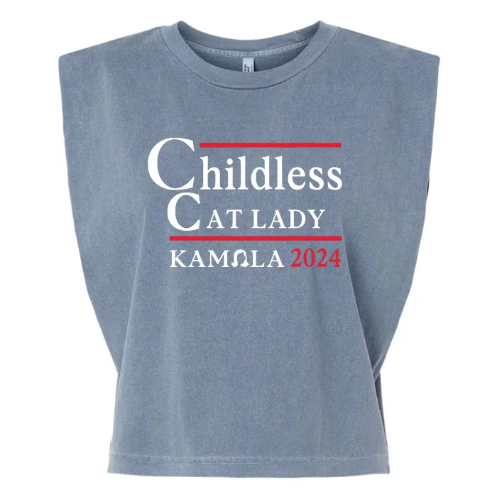 Childless Cat Lady Garment-Dyed Women's Muscle Tee