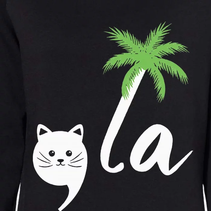 Coconut Comma La Childless Cat Lady 2024 Womens California Wash Sweatshirt