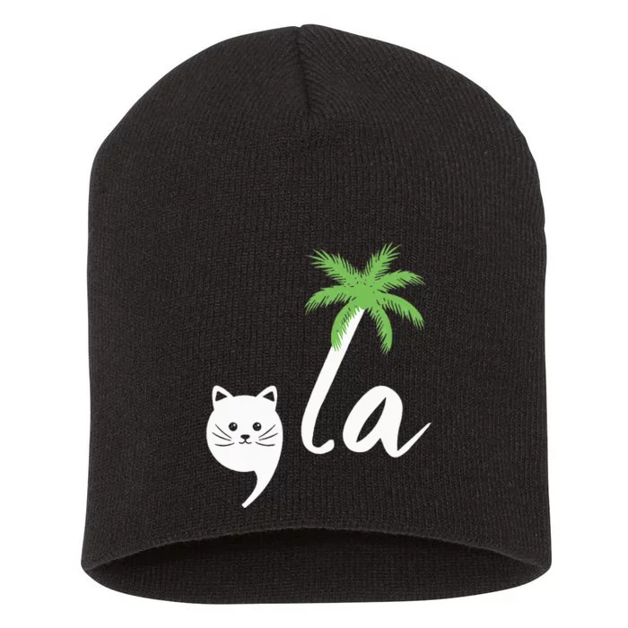 Coconut Comma La Childless Cat Lady 2024 Short Acrylic Beanie