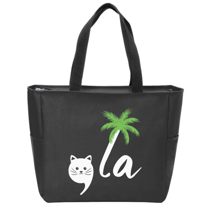 Coconut Comma La Childless Cat Lady 2024 Zip Tote Bag