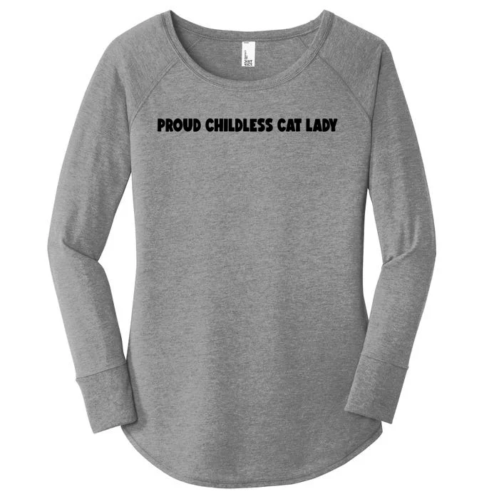 Childless Cat Lady For Cat Mom Women Cat Lady Women's Perfect Tri Tunic Long Sleeve Shirt