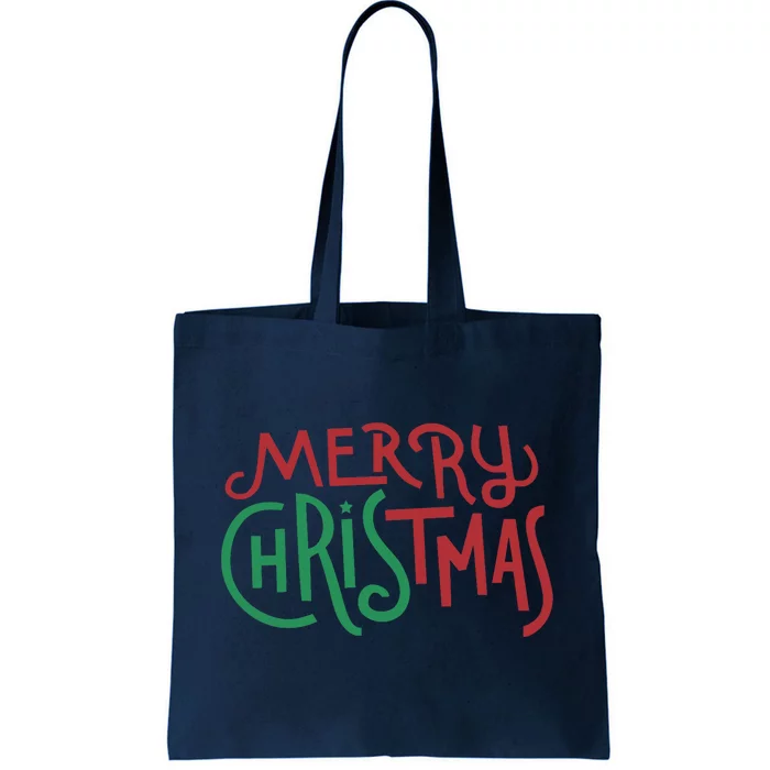 Candy Cane Lane Merry Christmas Tote Bag