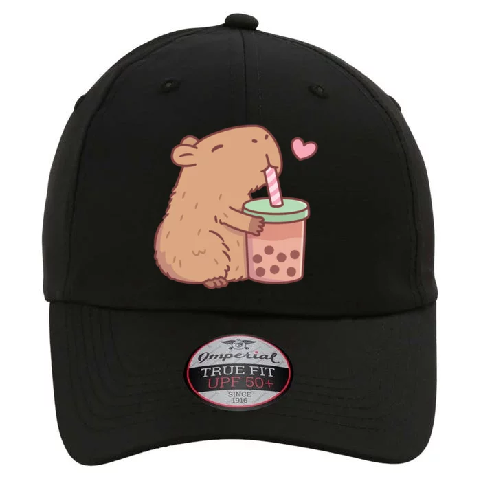 Cute Capybara Loves Bubble Tea The Original Performance Cap