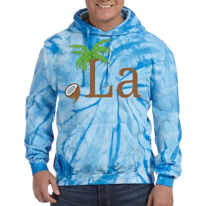 Coconut Comma La Kamala Harris 2024 President Tie Dye Hoodie