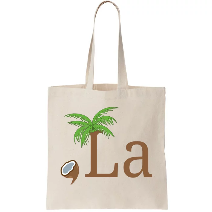 Coconut Comma La Kamala Harris 2024 President Tote Bag