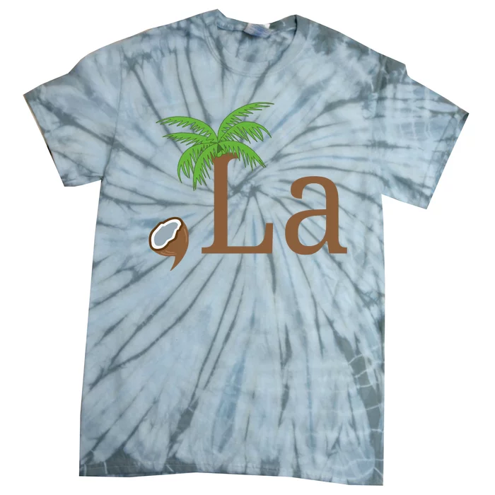 Coconut Comma La Kamala Harris 2024 President Tie-Dye T-Shirt