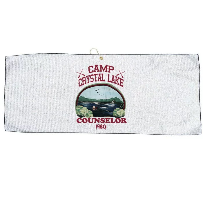 Camp Crystal Lake Gift Large Microfiber Waffle Golf Towel