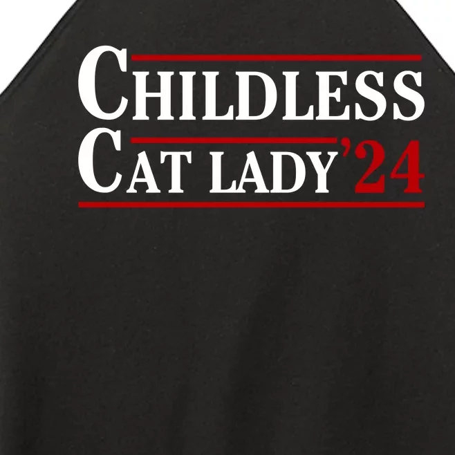 Childless Cat Lady 2024 Women’s Perfect Tri Rocker Tank