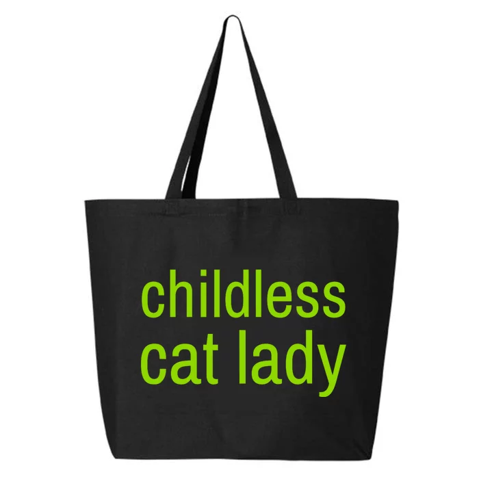 Childless Cat Lady Funny Vote 2024 25L Jumbo Tote