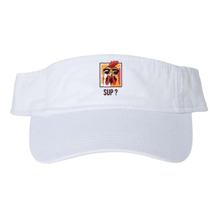 Cute Chicken Lover Gardening Farmer Henhouse Coop Chicken Valucap Bio-Washed Visor