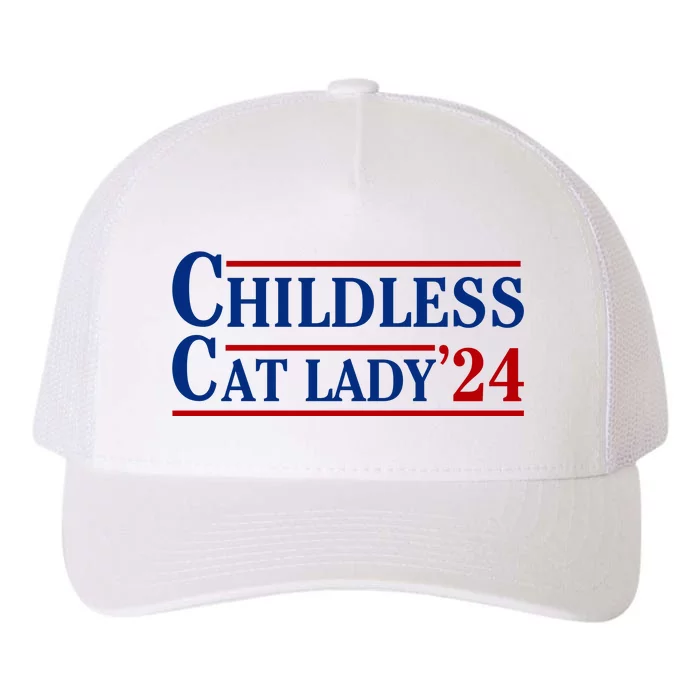 Childless Cat Lady 2024 Yupoong Adult 5-Panel Trucker Hat