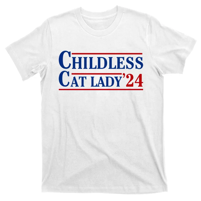 Childless Cat Lady 2024 T-Shirt