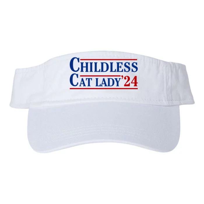 Childless Cat Lady 2024 Valucap Bio-Washed Visor