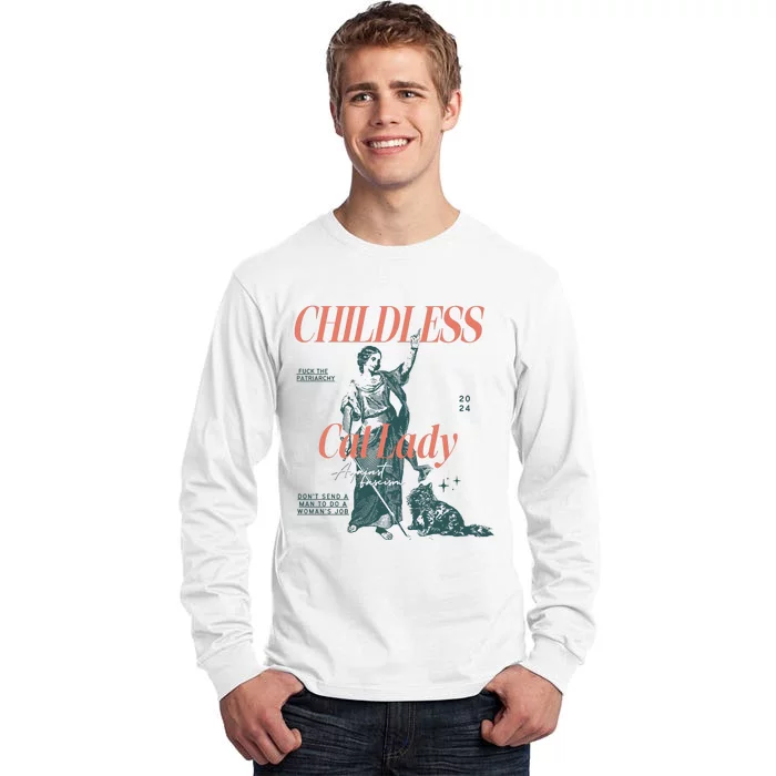 Childless Cat Lady Tall Long Sleeve T-Shirt