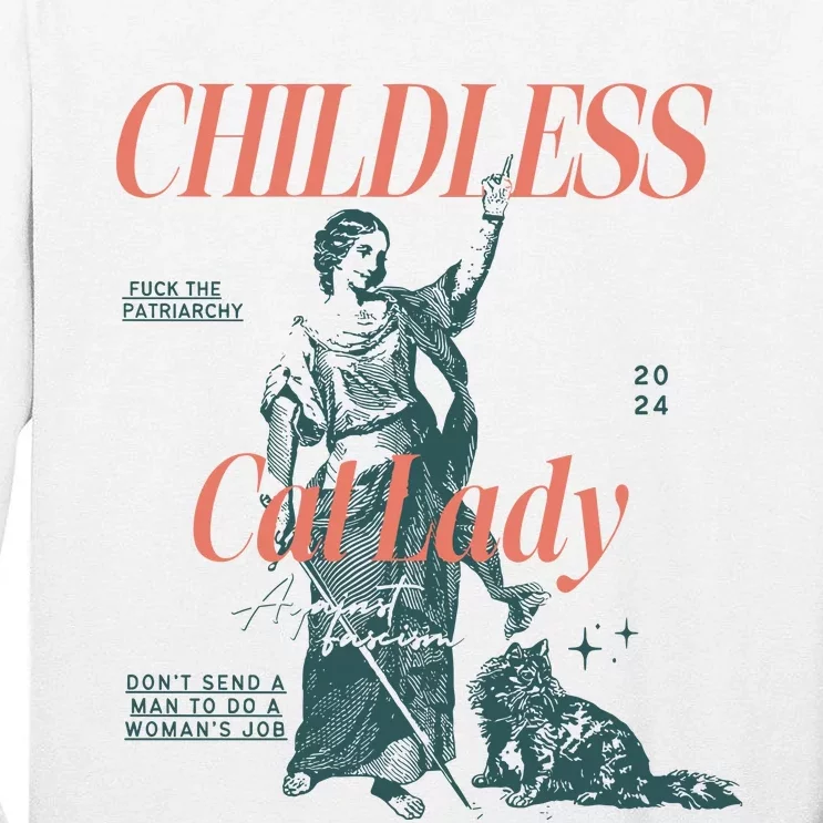 Childless Cat Lady Tall Long Sleeve T-Shirt