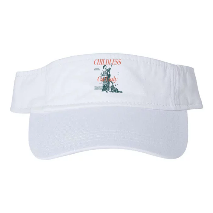 Childless Cat Lady Valucap Bio-Washed Visor