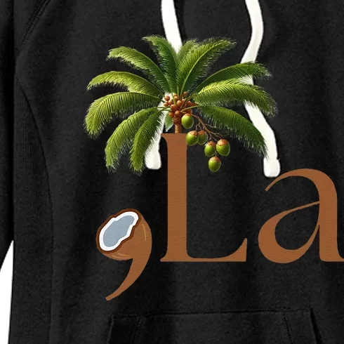 Coconut Comma + La 2024 Women's Fleece Hoodie