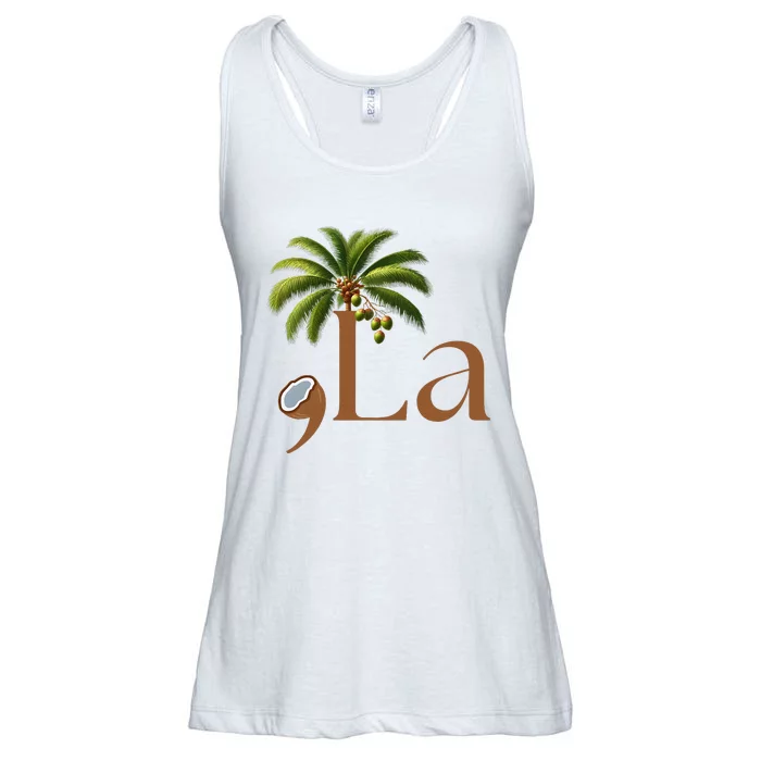 Coconut Comma + La 2024 Ladies Essential Flowy Tank