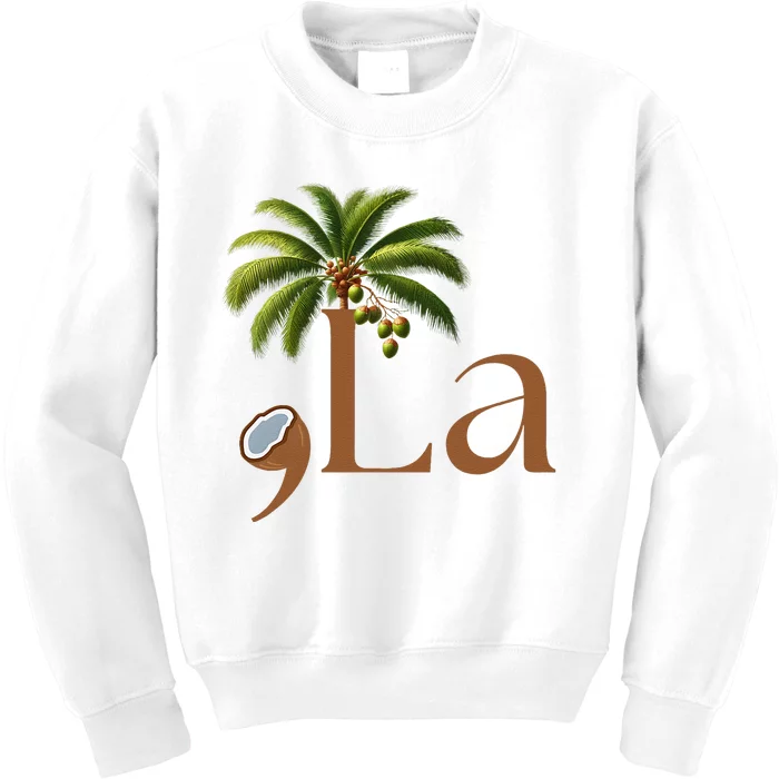 Coconut Comma + La 2024 Kids Sweatshirt