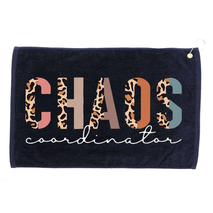 Chaos Coordinator Leopard Grommeted Golf Towel