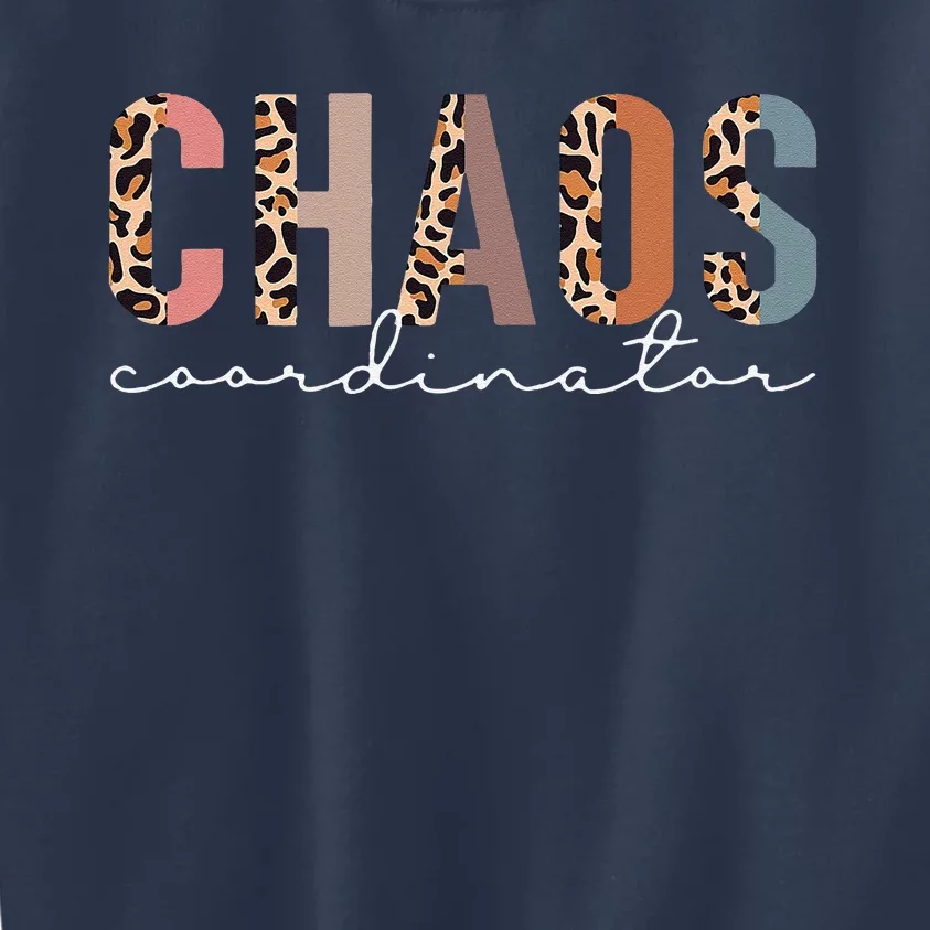 Chaos Coordinator Leopard Kids Sweatshirt