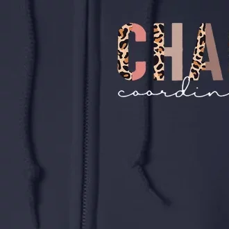 Chaos Coordinator Leopard Full Zip Hoodie