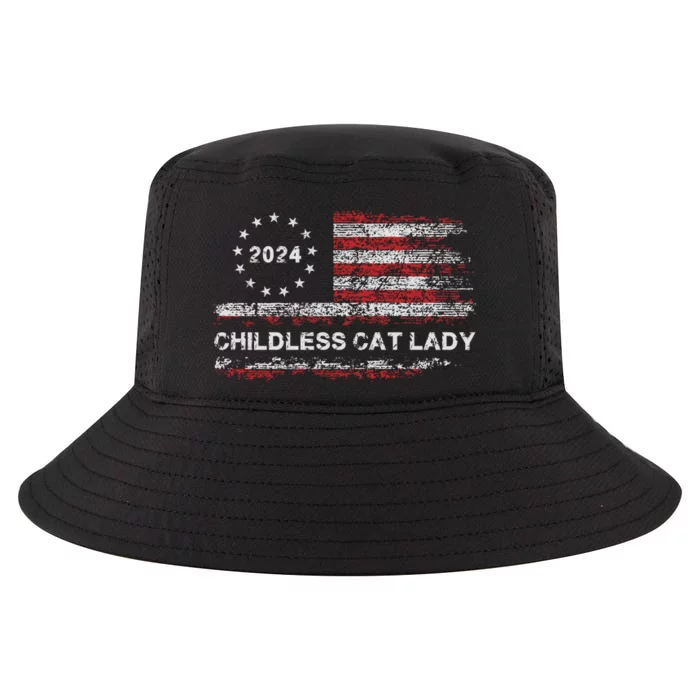 Childless Cat Lady 2024 Cool Comfort Performance Bucket Hat