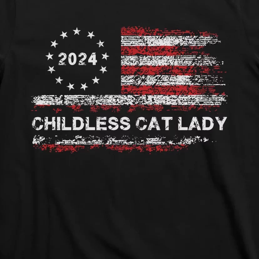 Childless Cat Lady 2024 T-Shirt