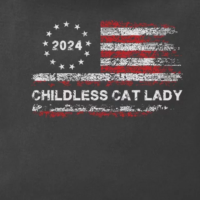 Childless Cat Lady 2024 Zip Tote Bag