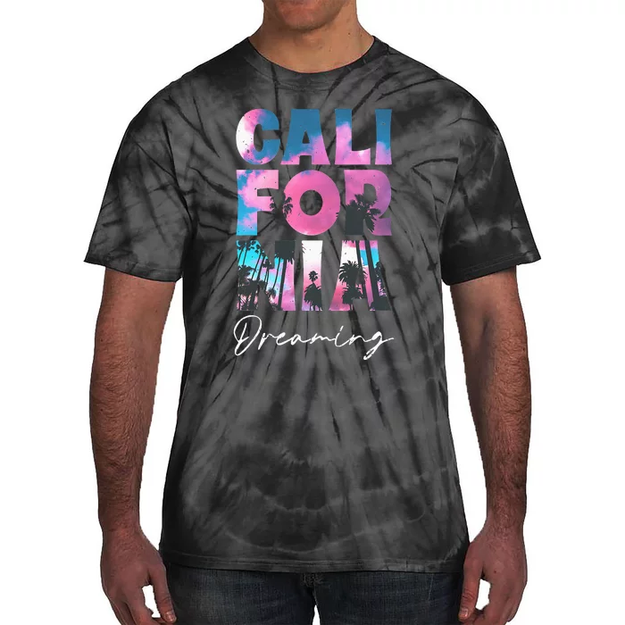 California Cali Lover Visiting California Tie-Dye T-Shirt