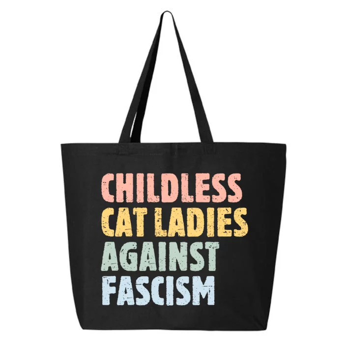 Childless Cat Ladies Against Fascism Kamala Harris 25L Jumbo Tote