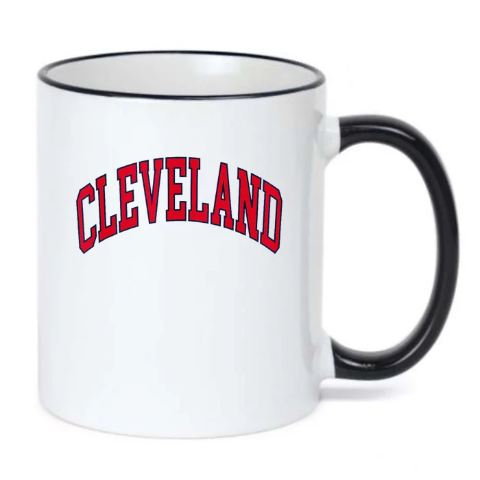 Cleveland Black Color Changing Mug