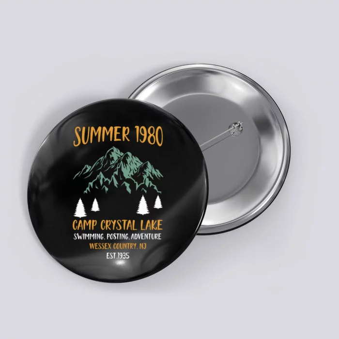 Camp Crystal Lake Button