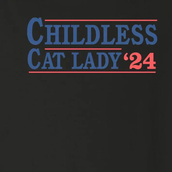 Childless Cat Lady Voting Election 2024 Usa Toddler Long Sleeve Shirt