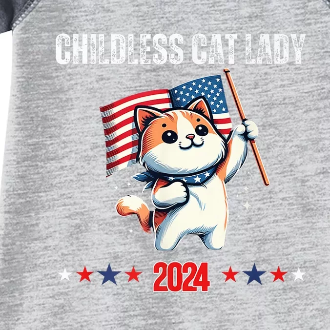 Childless Cat Lady Childless Cat Lady Kamala 2024 Infant Baby Jersey Bodysuit