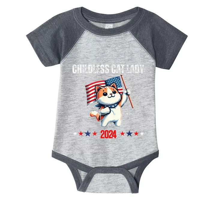 Childless Cat Lady Childless Cat Lady Kamala 2024 Infant Baby Jersey Bodysuit