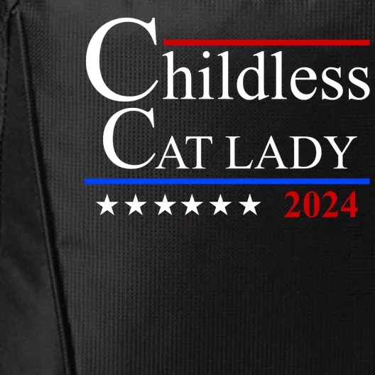 Childless Cat Lady 2024 Funny Kamala Harris City Backpack