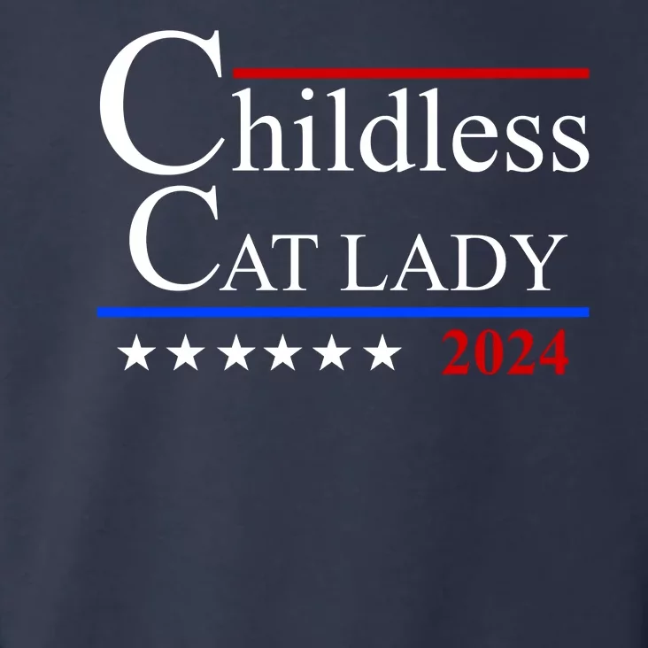 Childless Cat Lady 2024 Funny Kamala Harris Toddler Hoodie