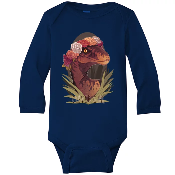 Clevergirl Baby Long Sleeve Bodysuit