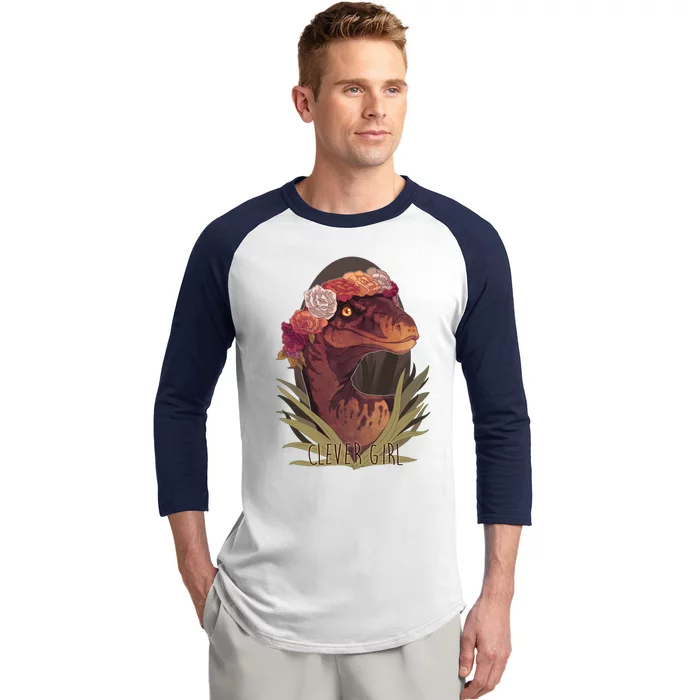 Clevergirl Baseball Sleeve Shirt