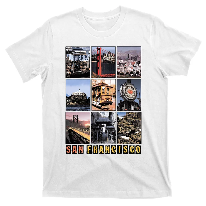 California Cali Life Los Angeles San Francisco T-Shirt