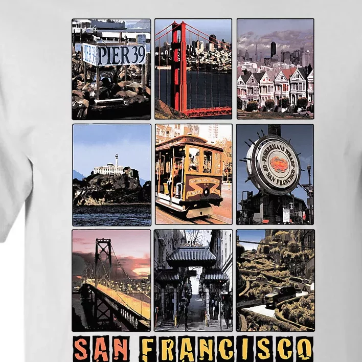 California Cali Life Los Angeles San Francisco Tall T-Shirt