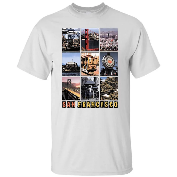 California Cali Life Los Angeles San Francisco Tall T-Shirt