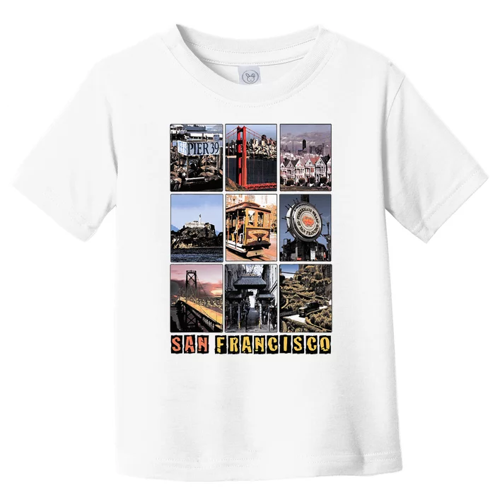 California Cali Life Los Angeles San Francisco Toddler T-Shirt