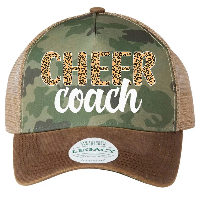 Cheer Coach Leopard Cheerleading Coach Legacy Tie Dye Trucker Hat