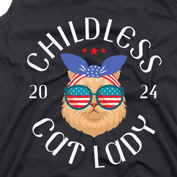 Childless Cat Lady Kamala Harris Classic Style Tank Top