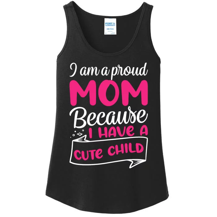 Cute Child Mother's Day T Ladies Essential Tank