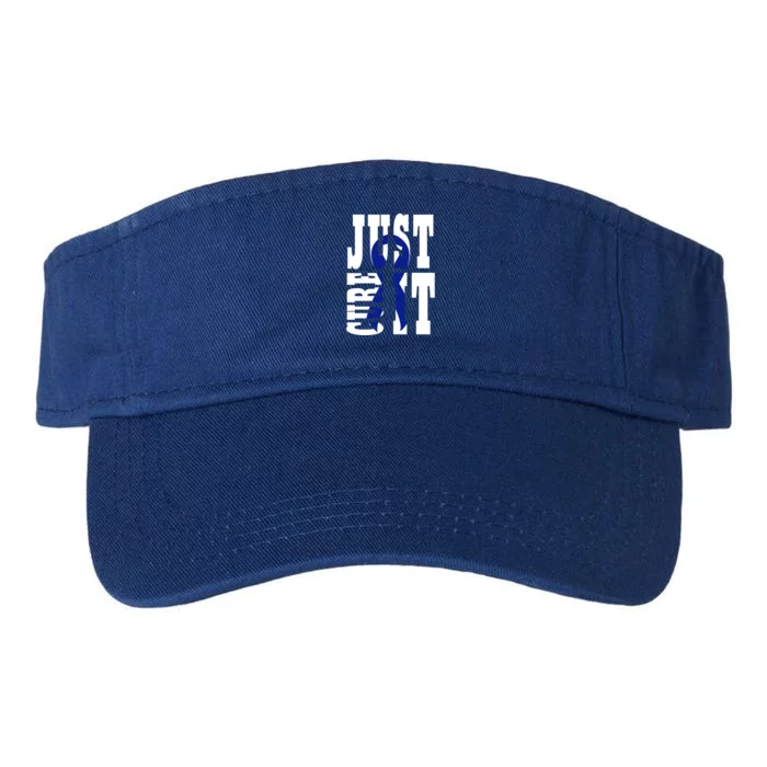 Colon Cancer Meaningful Gift Colorectal Bowel Cancer Awareness Month Valucap Bio-Washed Visor